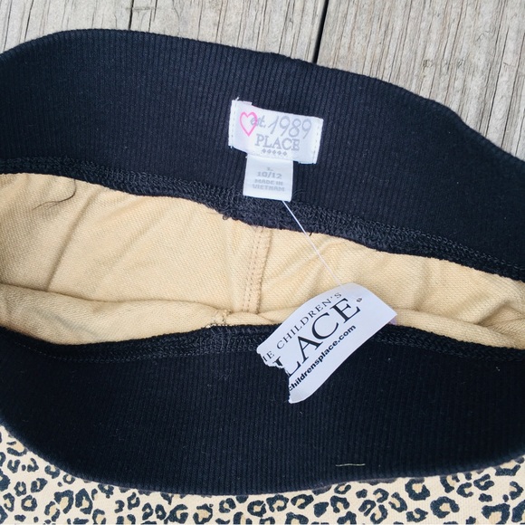 Children's Place Soft Leopard Stretch Pants Size Large 10 12 New with Tags - Picture 2 of 4